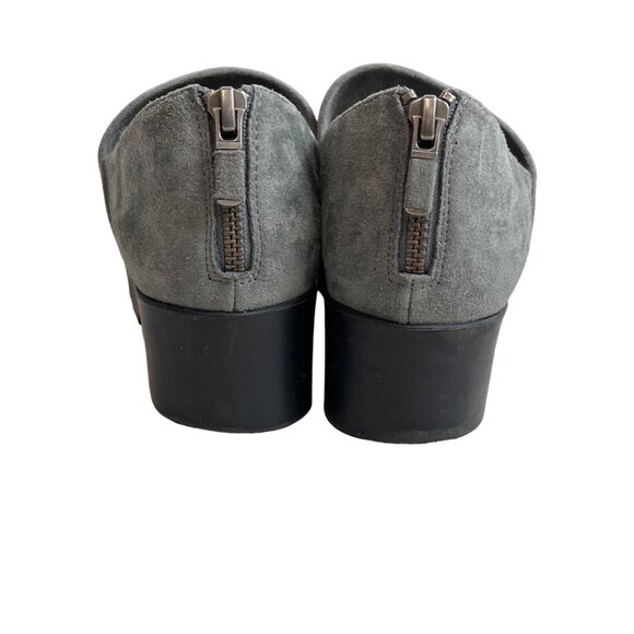 Eileen Fisher Women's Grey Suede Wedge Sandals Sz 7 - Picture 5 of 11